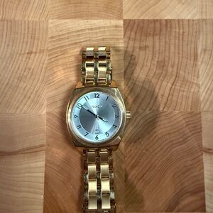 Nixon Two-Tone Gold and Silver Watch